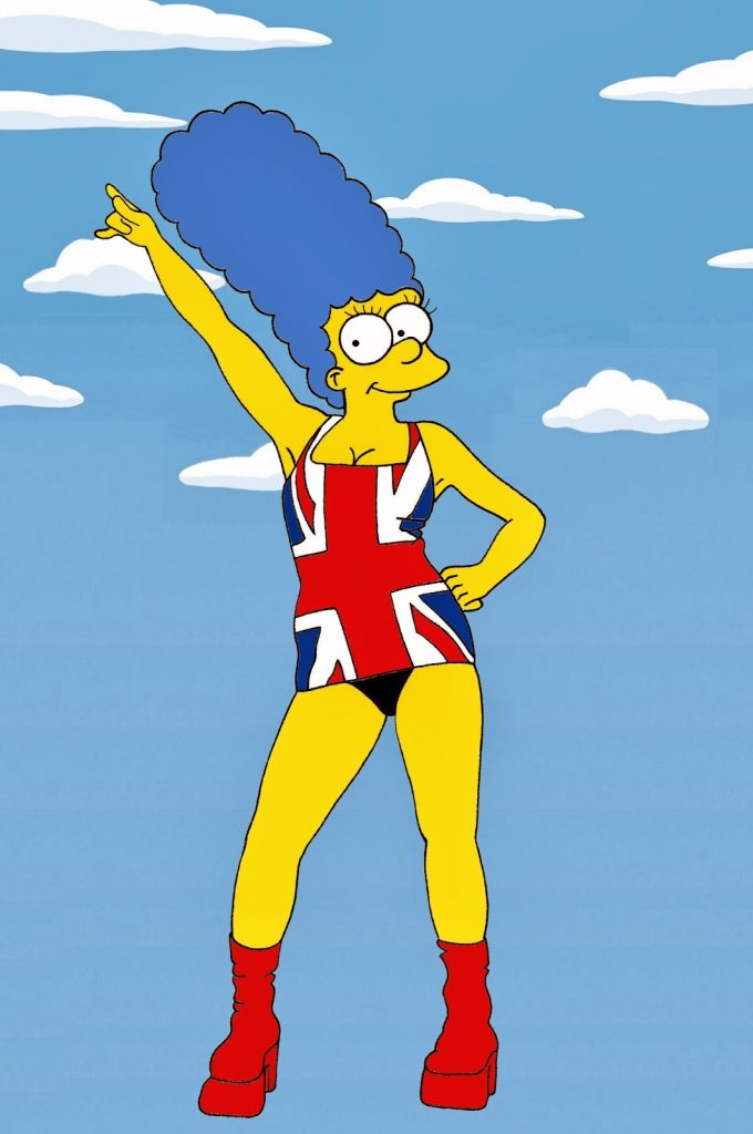 Marge Simpson como Geri Halliwell