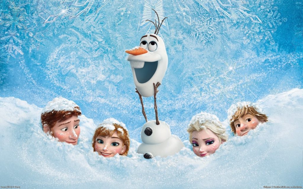 Olaf, seguramente o personagem mais divertido de Frozen