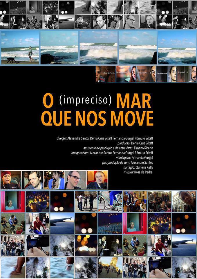Cartaz do documentário "O impreciso mar que nos move"