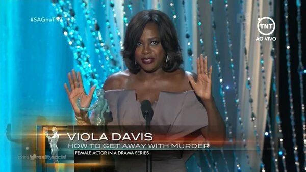 Viola Davis levou o prêmio pela sua atuação em How To Get Away With Murder
